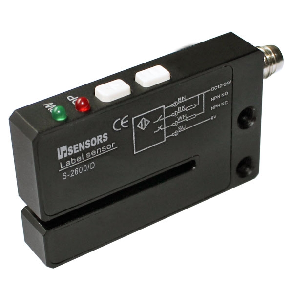 Button-pushed Photoelectric Label Sensor S-2600 Series 